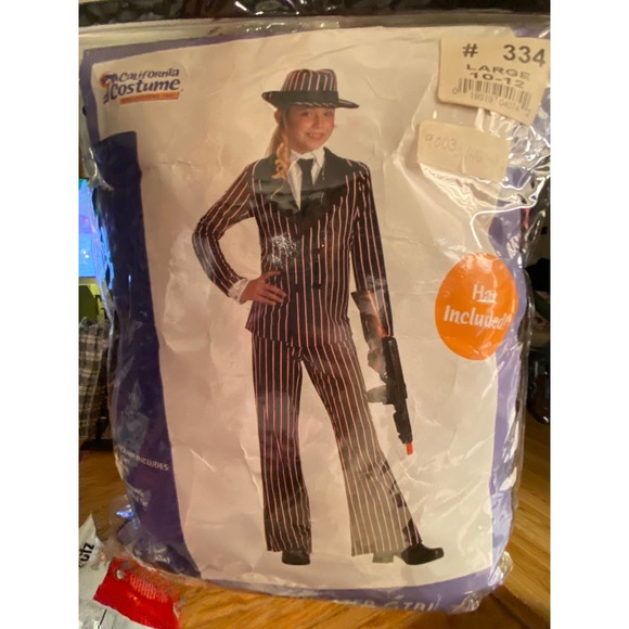 California costumes. Gangster Girl  Youth size 10/12 - Picture 1 of 11